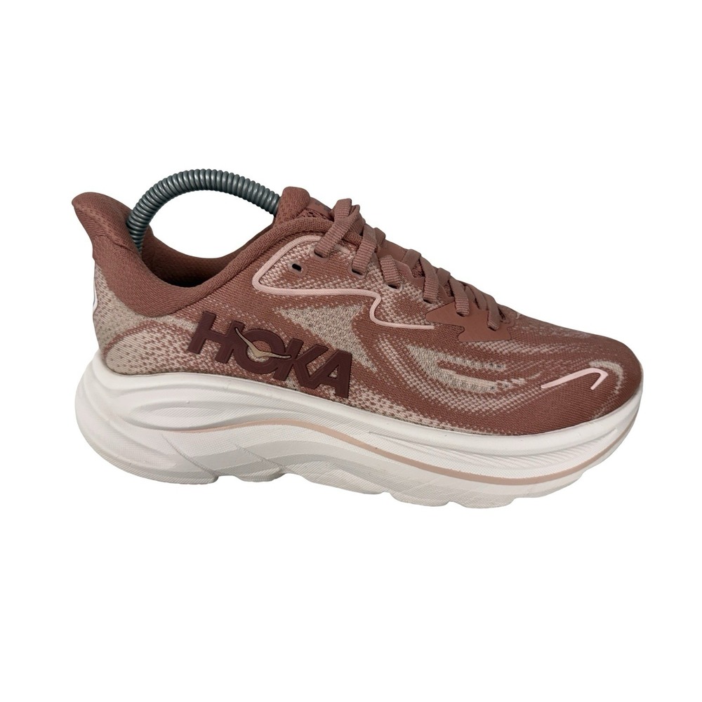 Hoka One One Clifton 10 Sneaker Shoes 1162031 Blush Rose Latte Womens 8 D Gym